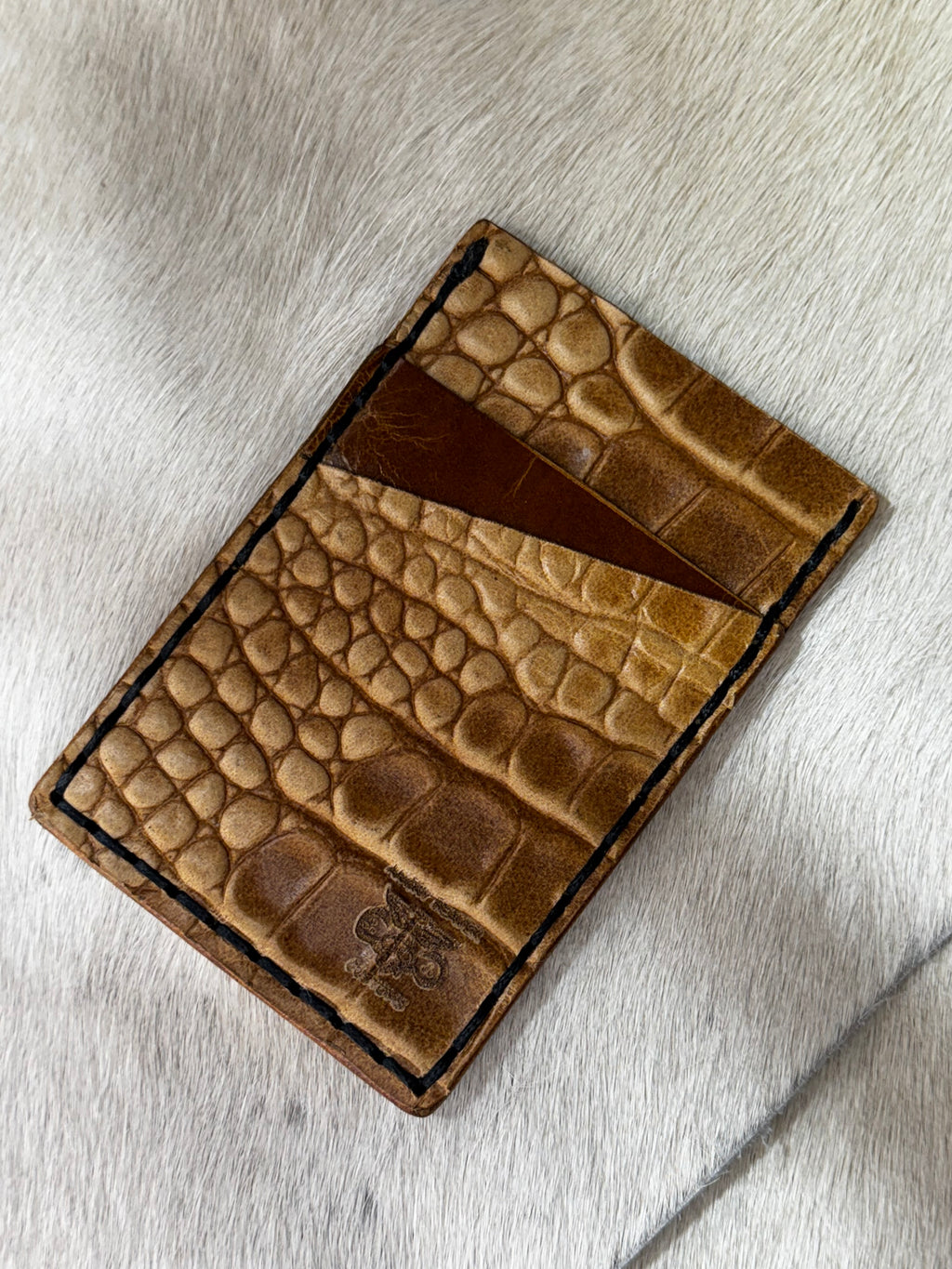 Leather Card Wallet Minimalist Style