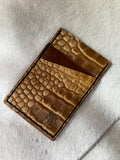 Leather Card Wallet Minimalist Style