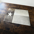 Texas flag cowhide rug ￼